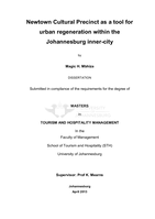 Newtown Cultural Precinct as a tool for urban regeneration within the Johannesburg inner-city