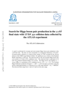 Search for Higgs boson pair production in the γγ b b¯ final state with 13 TeV p p collision data  collected by  the ATLAS experiment