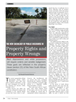 The new sociology of public discourse III : property rights and property wrongs
