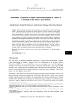 Stakeholder perspectives of sport tourism development in Gabon – a case study of the Africa Cup of Nations