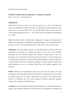 The effect of sodium shale oil sulphonate 1% shampoo on dandruff