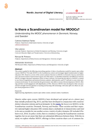 Is there a Scandinavian model for MOOCs? understanding the MOOC phenomenon in Denmark, Norway, and Sweden