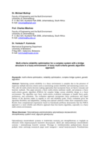 Multi-criteria reliability optimization for a complex system with a bridge structure in a fuzzy environment : A fuzzy multi-criteria genetic algorithm approach