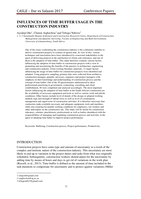Influences of time buffer usage in the construction industry
