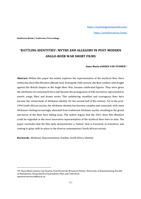 Battling identities : myths and allegory in post‐modern anglo‐boer war short films