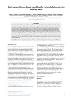 Electrospun chitosan-based nanofibres for removal of phenols from drinking water