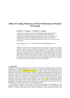 Effect of coating thickness on wear performance of Inconel 625 coating