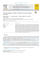 The early ontogeny of infants’ imitation of on screen humans and robots