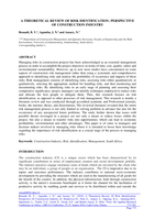 A theoretical review of risk identification : perspective of construction industry