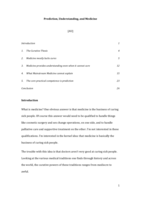 Prediction, understanding, and medicine