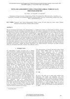 Wetland assessment using Unmanned Aerial Vehicle (UAV) photogrammetry