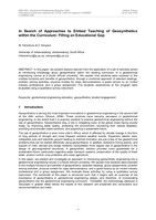 In search of approaches to embed teaching of geosynthetics within the curriculum : filling an educational gap
