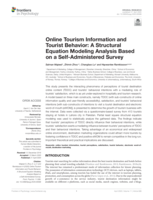 Online tourism information and tourist behavior : a structural equation modeling analysis based on a self-administered survey