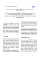 A low noise and power consumption, high-gain LNA in 130 nm SiGe BiCMOS using transmission lines