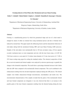 Forming behaviour of steel sheets after mechanical and laser beam forming
