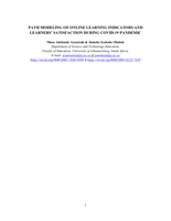 Path modeling of online learning indicators and learners’ satisfaction during covid-19 pandemic