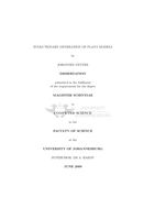 Evolutionary generation of plant models