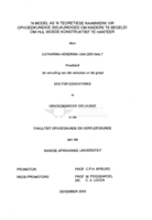 'n Model as 'n teoretiese raamwerk vir opvoedkundige sielkundiges om kinders te begelei om hul woede konstruktief te hanteer