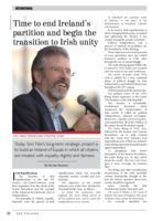 Time to end Ireland’s partition and begin the  transition to Irish unity
