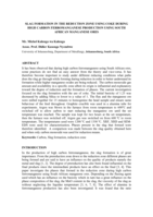Slag formation in the reduction zone using coke during high carbon ferromanganese production using South African manganese ores