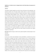 Significance of cultural context in shaping female school leadership and management in Zimbabwe