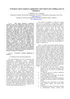 E-business in Zimbabwe : an analysis of applications and trends with particular emphasis on the retailing sector