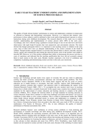 Early year teachers’ understanding and implementation of science process skills