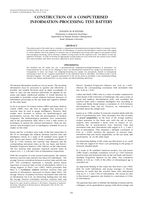 Construction of a computerised information-processing test battery.