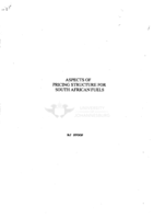 Aspects of pricing structure for South African fuels