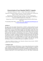 Characterization of laser deposited Ti6Al4V/TiC composite powders on a Ti6Al4V substrate