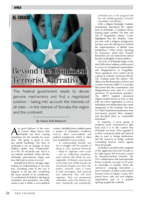 Al Shabab : beyond the dominant terrorist narrative