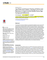 Lap shear and impact testing of ochre and beeswax in experimental Middle Stone Age compound adhesives
