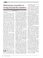 Mainstream economics is wrong : beyond the numbers