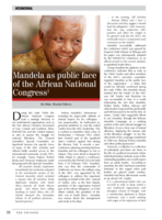 Mandela as public face of the African National Congress