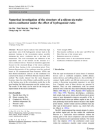 Numerical investigation of the structure of a silicon six-wafer micro-combustor under the effect of hydrogen/air ratio