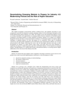 Decentralizing emerging markets to prepare for Industry 4.0 : modernizing policies and the role of higher education
