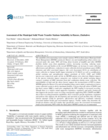 Assessment of the municipal solid waste transfer stations suitability in Harare, Zimbabwe