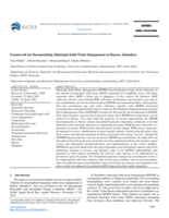 Framework for decentralising municipal solid waste management in Harare, Zimbabwe