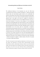 Reconsidering identity and difference in the debate on the self