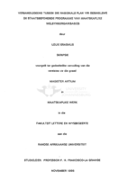 Verbandlegging tussen die nasionale plan vir gesinslewe en staatsbefondsde programme van maatskaplike welsynsorganisasies