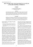 Construction and evaluation of a scale of consumer shopping experience.