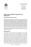 Student social workers’ experiences of supervision