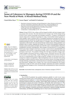 Sense of Coherence in Managers during COVID-19 and the New World ofWork: A Mixed-Method Study