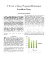 A review of biogas production optimization from grass silage