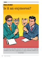 Ethical diplomacy : is it an oxymoron?