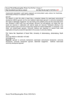 Stakeholder engagement : asset-based community-led development (ABCD) versus the traditional needs-based approach to community development