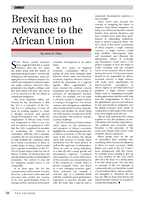 Brexit has no relevance to the African Union