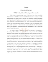 A question of marriage: of holy grails, ultimate meanings and untouchables