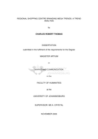 Mega trends in regional shopping centre branding : a  trend analysis