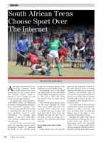 South African teens choose sport over the internet